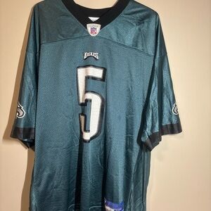 Reebok Teal NFL PHILADELPHIA EAGLES McNabb #5 Jersey